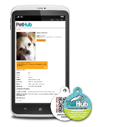 digital pet id tag