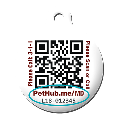 Sample QR tag with ID MDL18-012345